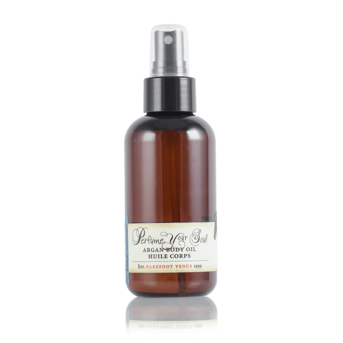 Black Coconut Argan Body Oil VISIBLY SMOOTHER, MORE HYDRATED SKIN. Barefoot Venus