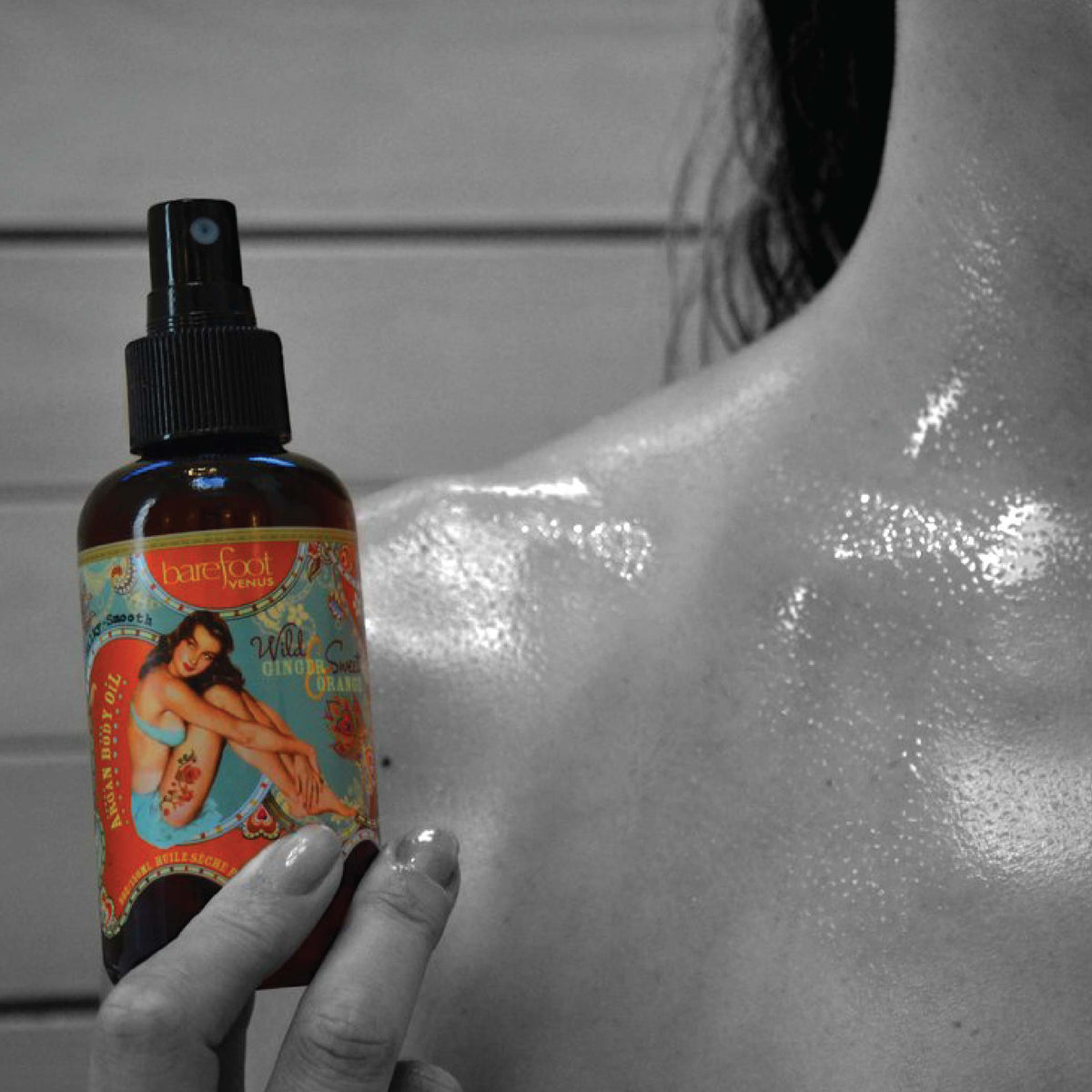 Wild Ginger &amp; Sweet Orange Argan Body Oil PROTECTIVE. DEWY FINISH. Barefoot Venus
