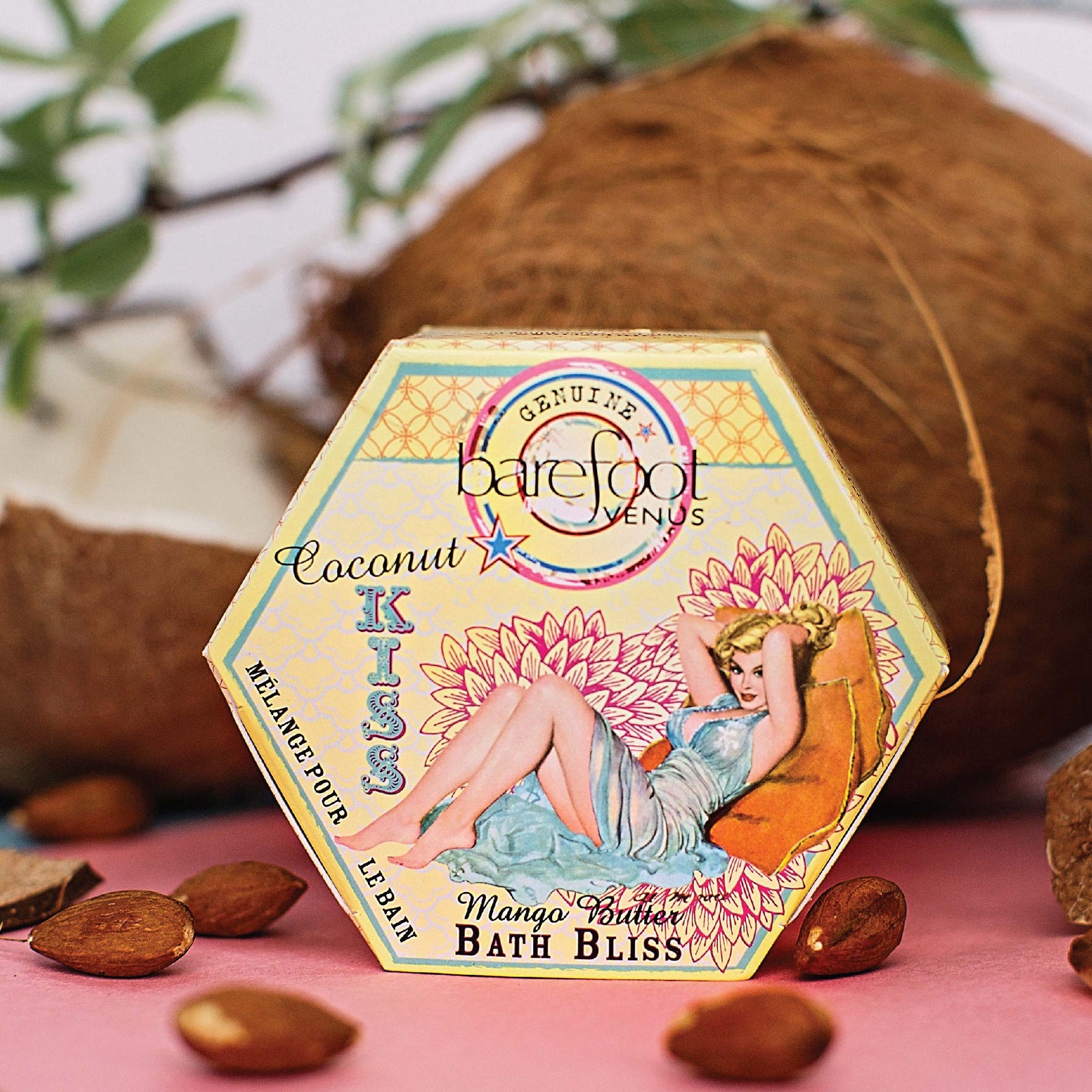 Coconut Kiss Bath Bliss MOISTURIZING MANGO BUTTER BATH. Barefoot Venus