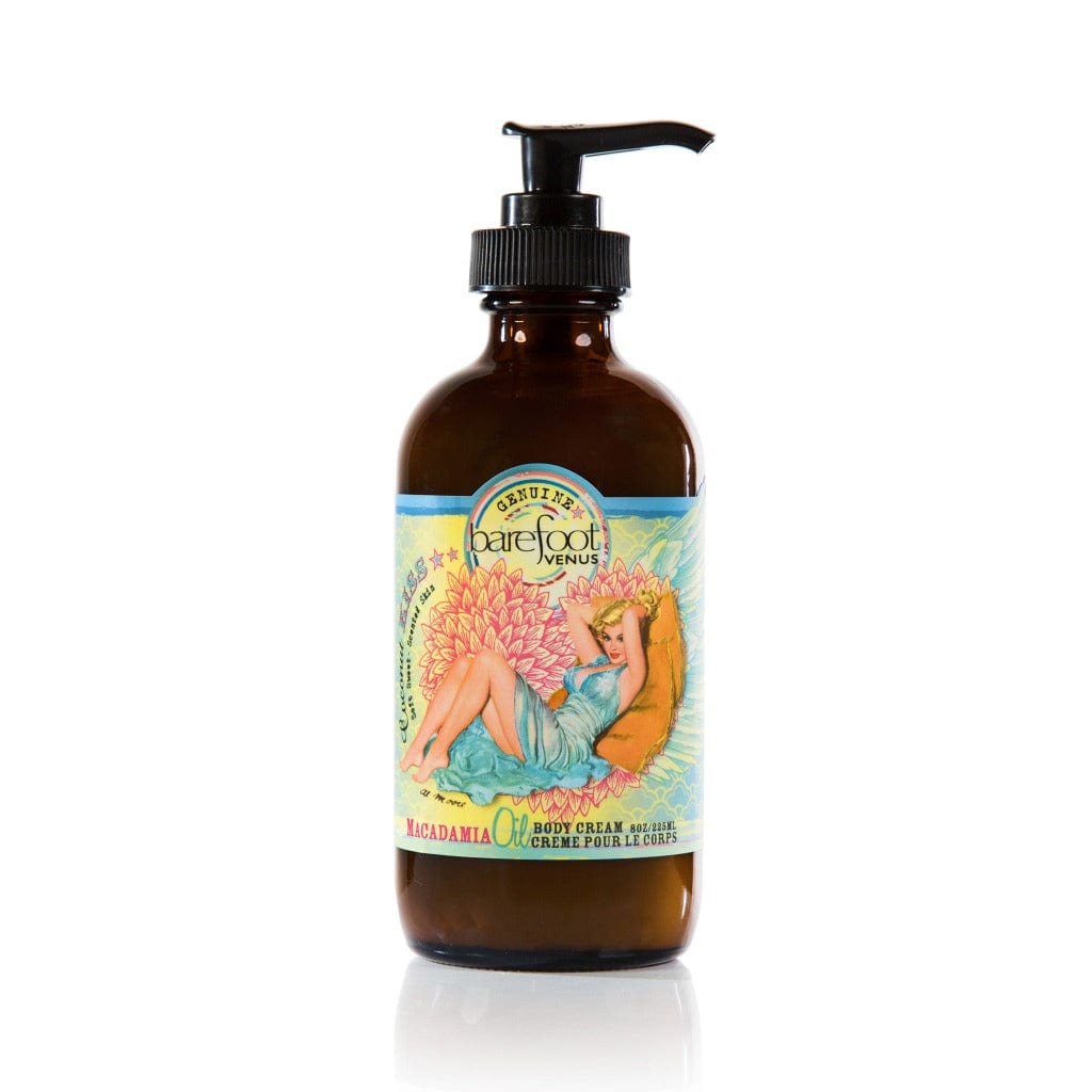 Macadamia Oil Body Cream/Lotion. Coconut Kiss | Barefoot