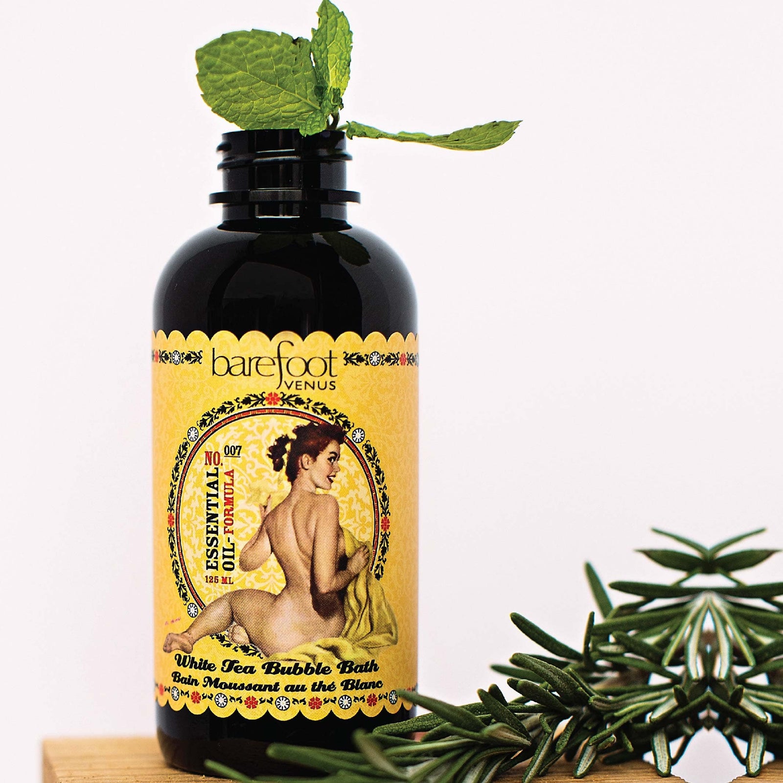 Essential Oil Bubble Bath SOFT, FRAGRANT BOTANICAL BUBBLES. Barefoot Venus