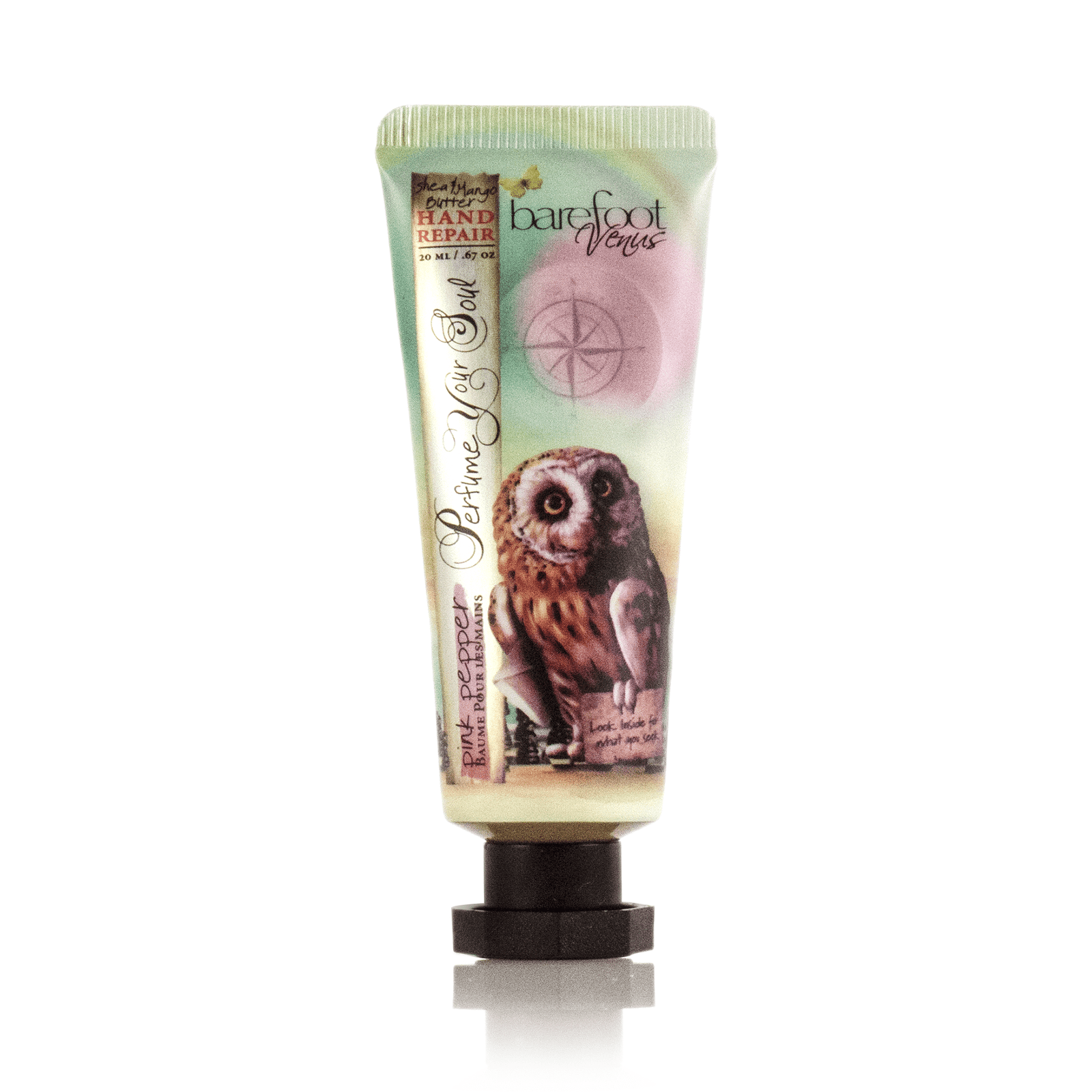 Pink Pepper Hand Repair ON-THE-GO. INTENSELY HYDRATING. Barefoot Venus