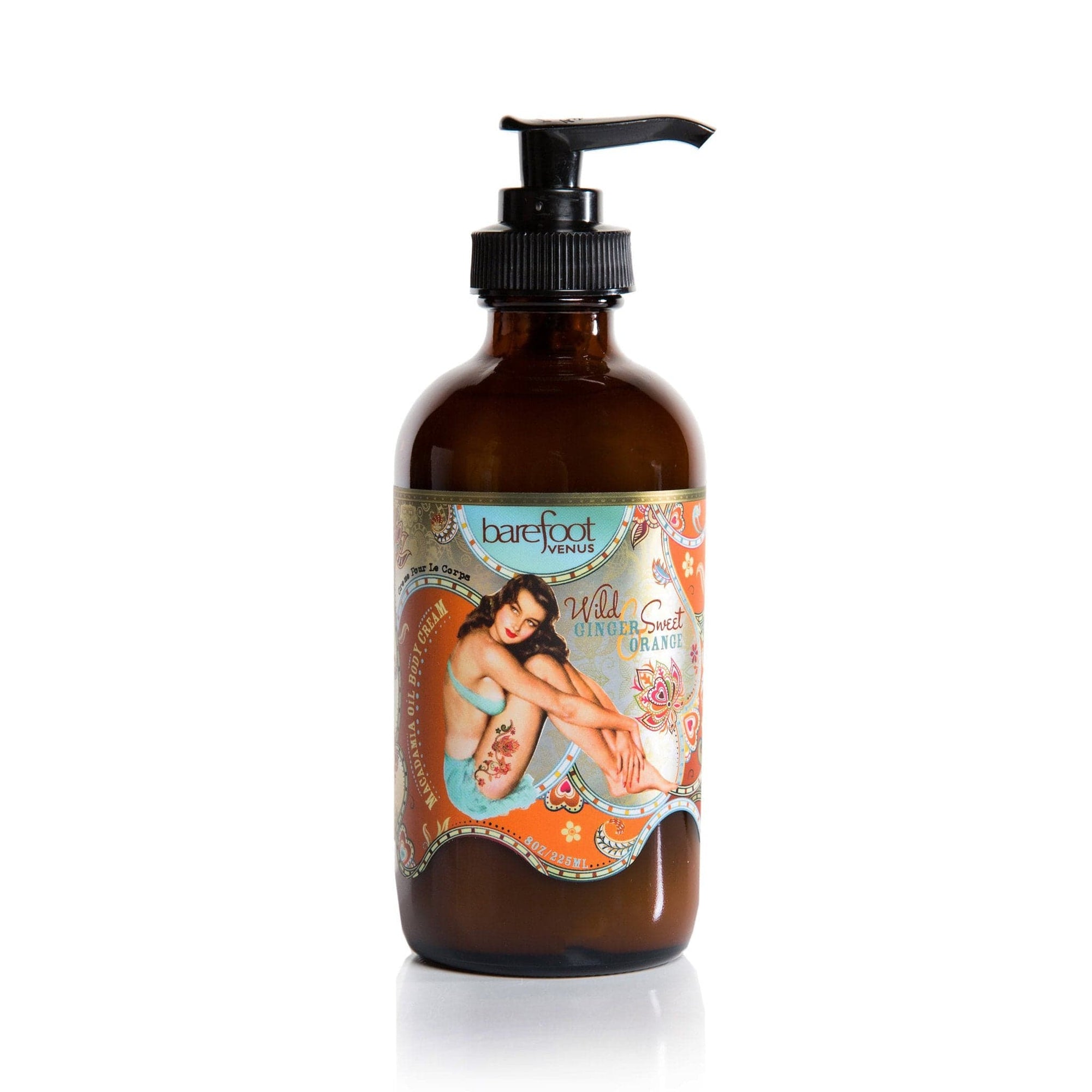 Wild Ginger & Sweet Orange Body Cream HYDRATION BOOST FOR VISIBLY HEALTHY SKIN. Barefoot Venus